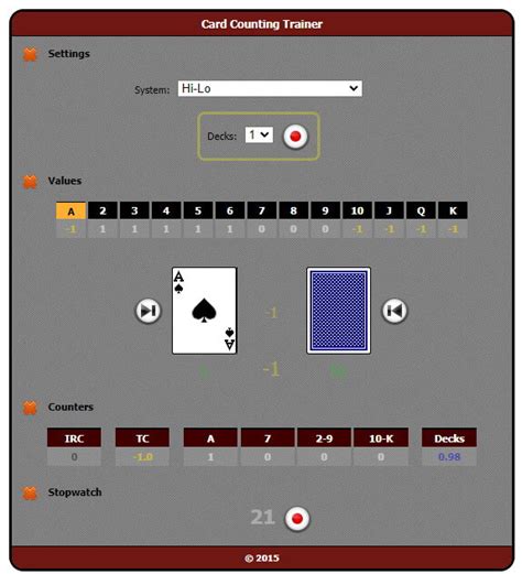 blackjack karten zählen üben.